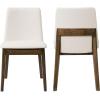 Christopher Knight Home Luci Modern Dining Table Set for 6, Kitchen Table with Dining Chairs Set of 6, Solid Wood Dining Room Table Set for 6, Beige+Walnut(Beige+walnut)