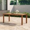 Christopher Knight Home Balew Patio Acacia Wood Dining Table, Indoor and Outdoor Dining Room Table for 6-8 Persons, Rectangular Dining Table for Backyard/Garden, Teak