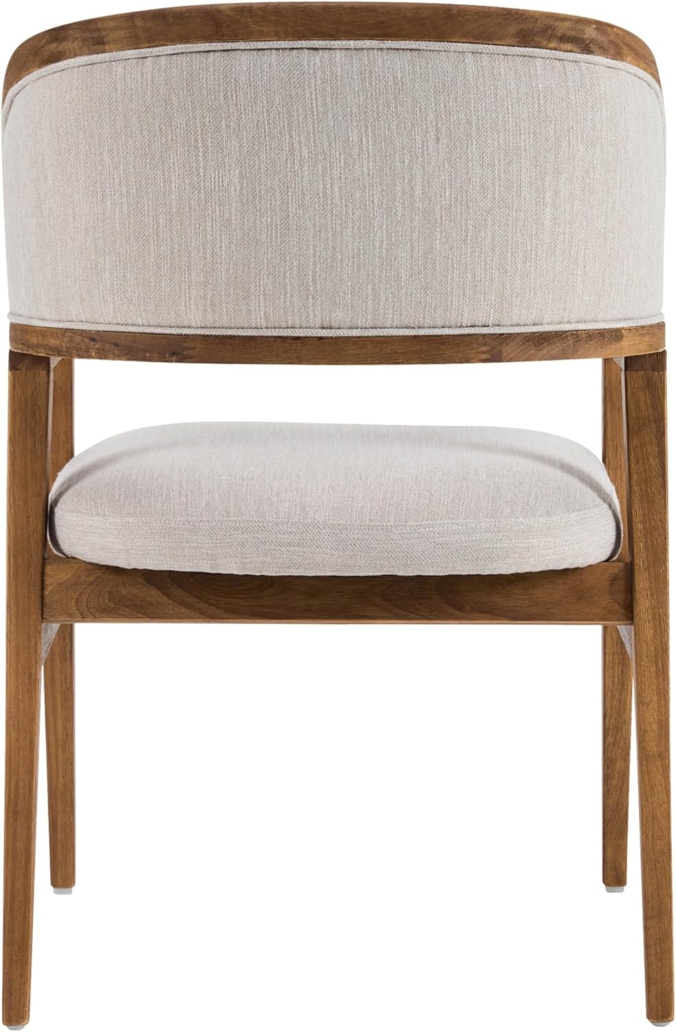 image:imageChristopher Knight Home Dolia Mid Century Modern Dining Chairs Set of 4 Dining Chair with Fabric Upholstery Wooden Kitchen Chairs with Curved Backrest Extra Seat for Dining Room Beige WalnutBeige Walnut