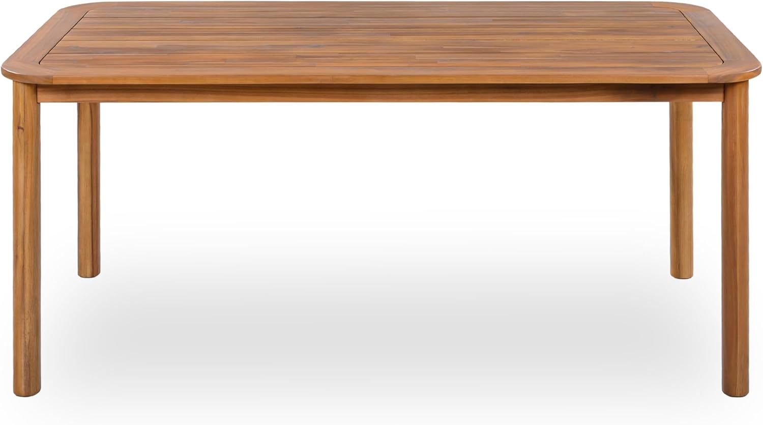 image:imageChristopher Knight Home Migas Patio Acacia Wood Dining Table Indoor and Outdoor Dining Room Table for 68 Persons Rectangular Dining Table for BackyardGarden Teak