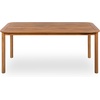 Christopher Knight Home Migas Patio Acacia Wood Dining Table, Indoor and Outdoor Dining Room Table for 6-8 Persons, Rectangular Dining Table for Backyard/Garden, Teak