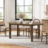 Christopher Knight Home Gernang Modern Minimalist Wooden Indoor Dining Table, Oval Top Dining Room Table for 6, Rubberwood Kitchen Table, for Family Gatherings/Restaurant, Walnut