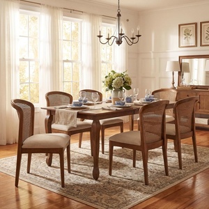 Christopher Knight Home Shawen Extendable Dining Table Set for 6, Expandable Kitchen Table and Dining Chairs Set of 6, Solid Wood Dining Room Table Set for 6, White+Walnut(White+walnut)