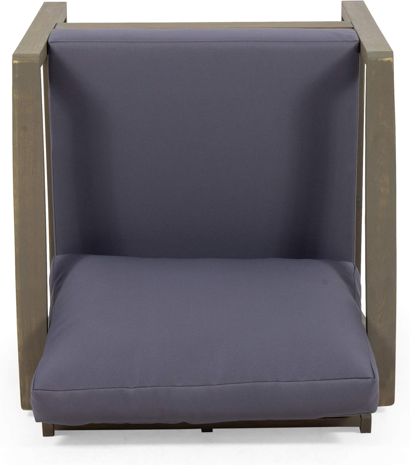 image:imageChristopher Knight Home Adolph Outdoor Acacia Wood Club Chairs with Water Resistant Cushions Teak and BeigeGray and Dark Gray