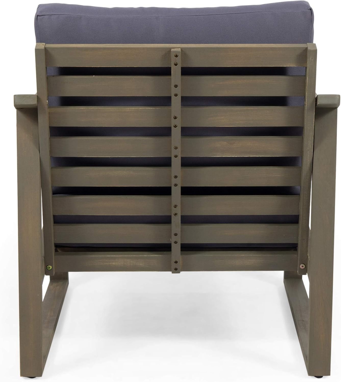 image:imageChristopher Knight Home Adolph Outdoor Acacia Wood Club Chairs with Water Resistant Cushions Teak and BeigeGray and Dark Gray