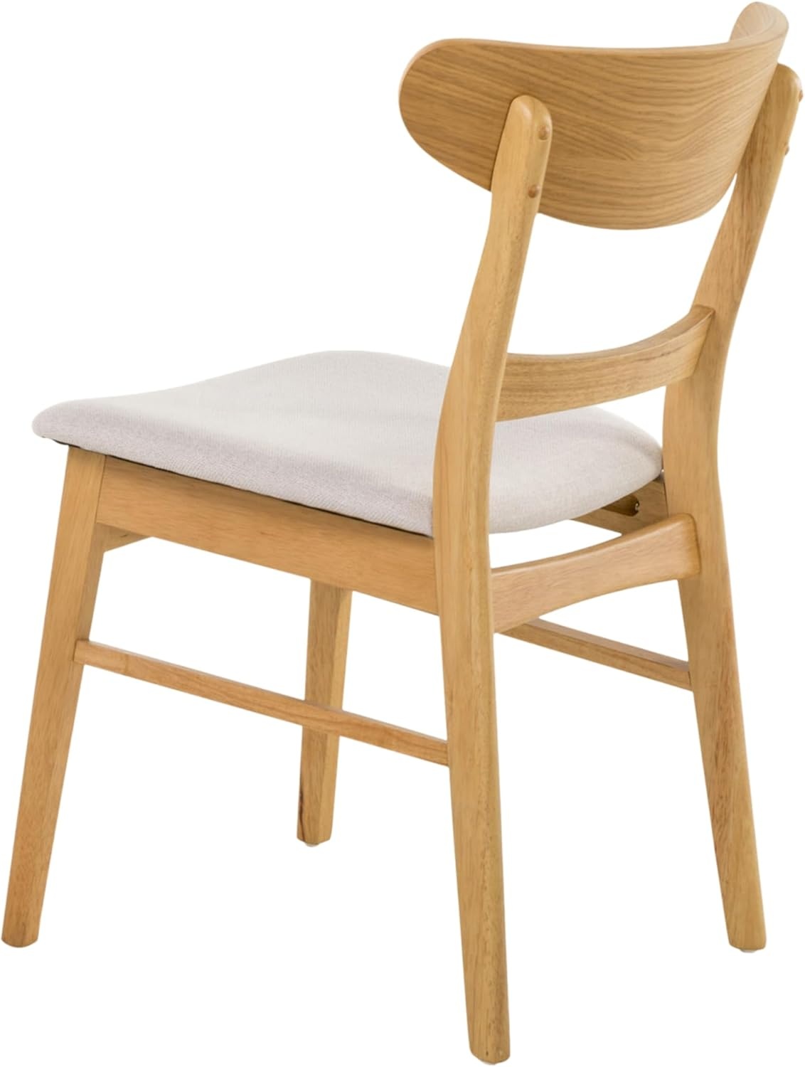 image:imageChristopher Knight Home Celia MidCentury Dining Chairs Set of 4 Upholstered Dining Room Chairs Comfy Seating Kitchen Side Chair Set Armless Accent Chair Set for Home Office NaturalLight Beige