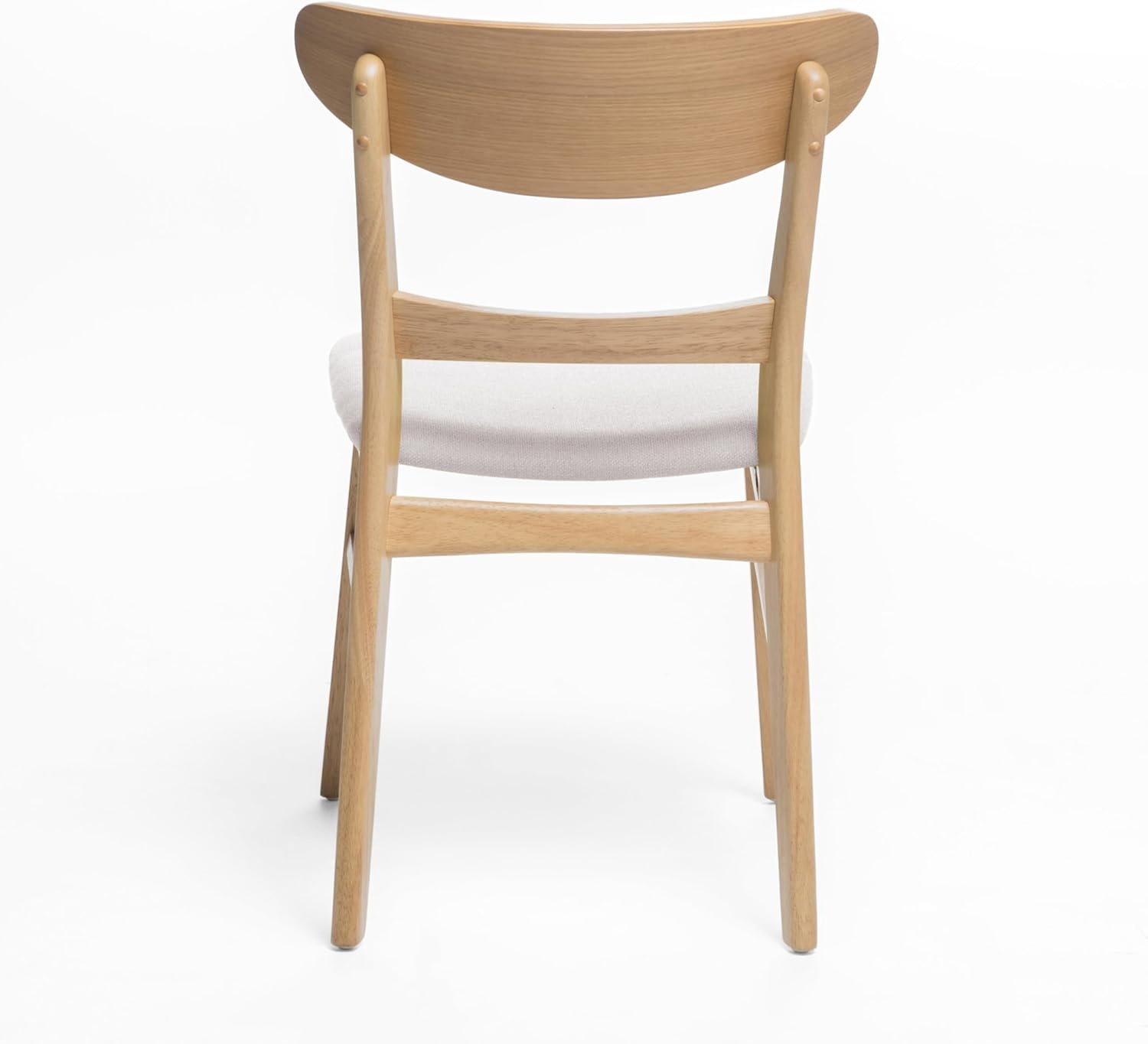 image:imageChristopher Knight Home Celia MidCentury Dining Chairs Set of 4 Upholstered Dining Room Chairs Comfy Seating Kitchen Side Chair Set Armless Accent Chair Set for Home Office NaturalLight Beige