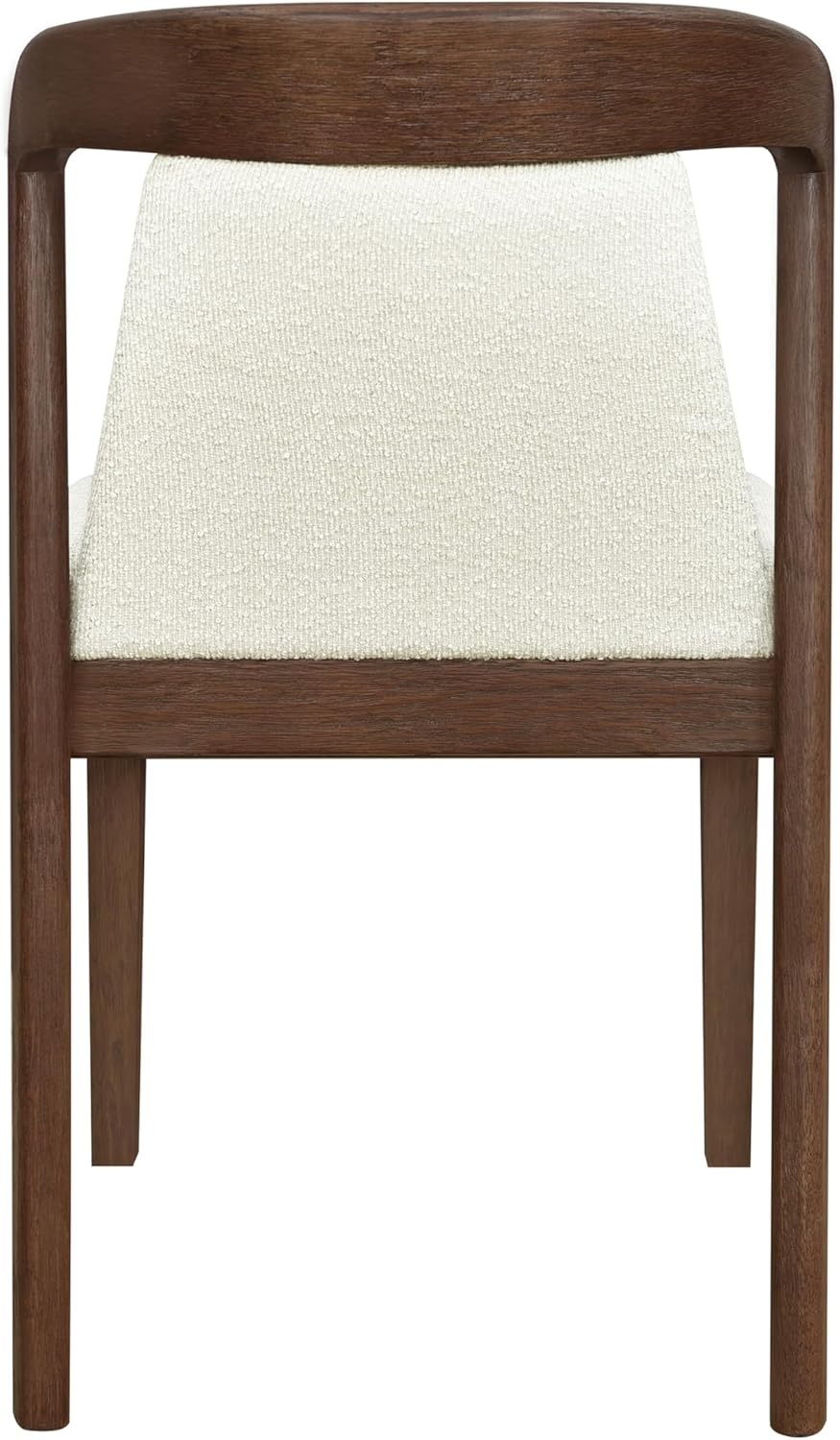 image:imageChristopher Knight Home Falei Boucle Upholstered Dining Chair Set of 2 Curved Backrest Kitchen Side Chair Wooden Armless Dining Room Chair Extra Seat for Living Room WalnutLight BrownWalnutbeige