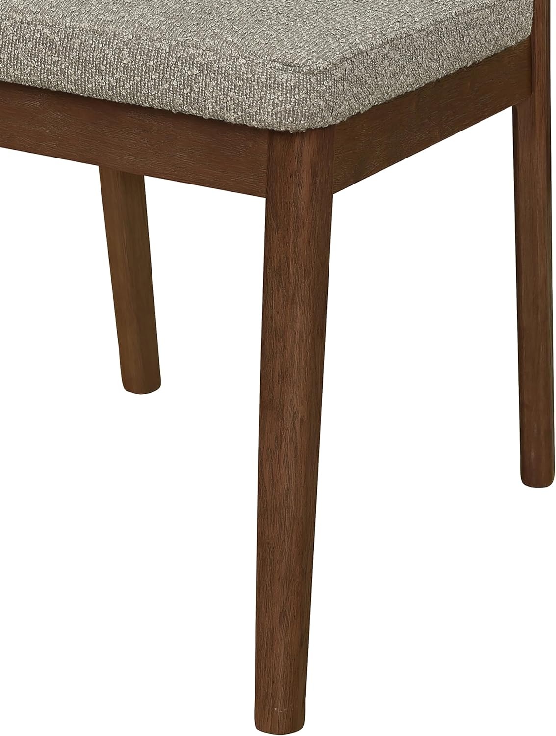 image:imageChristopher Knight Home Falei Boucle Upholstered Dining Chair Set of 2 Curved Backrest Kitchen Side Chair Wooden Armless Dining Room Chair Extra Seat for Living Room WalnutLight BrownWalnutlight Brown