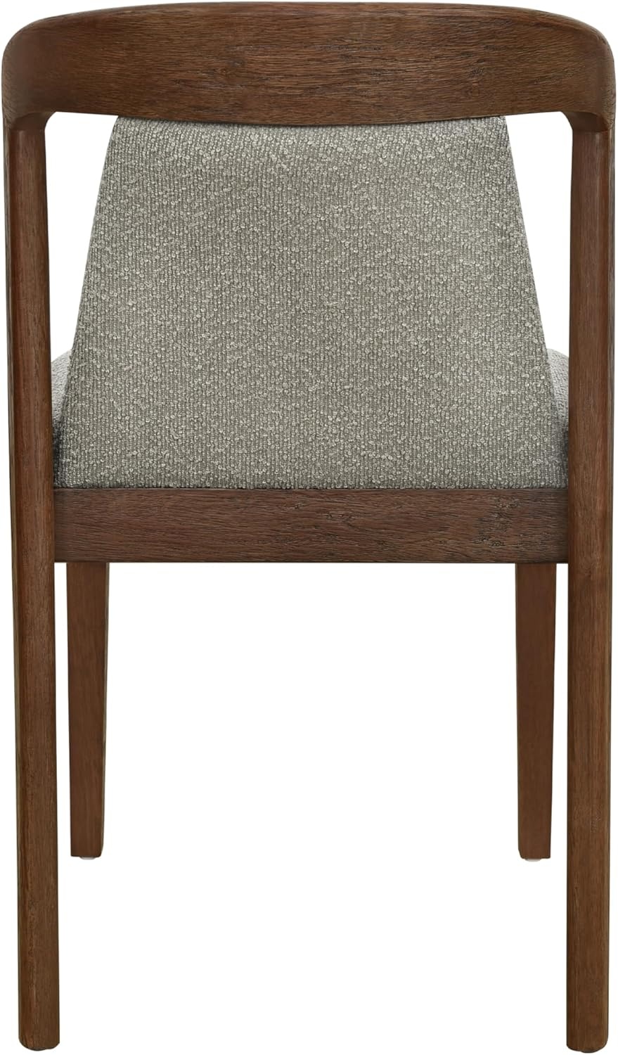 image:imageChristopher Knight Home Falei Boucle Upholstered Dining Chair Set of 2 Curved Backrest Kitchen Side Chair Wooden Armless Dining Room Chair Extra Seat for Living Room WalnutLight BrownWalnutlight Brown