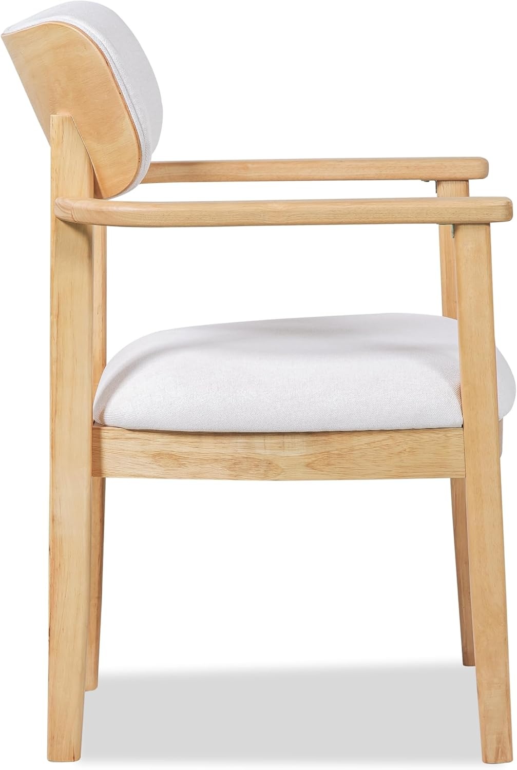 image:imageChristopher Knight Home Hannes Modern Round Dining Table Set for 4 5 Piece Dining Room Table Set for 4 Rubberwood Kitchen Table and Dining Chair Set of 4 NaturalMilky White