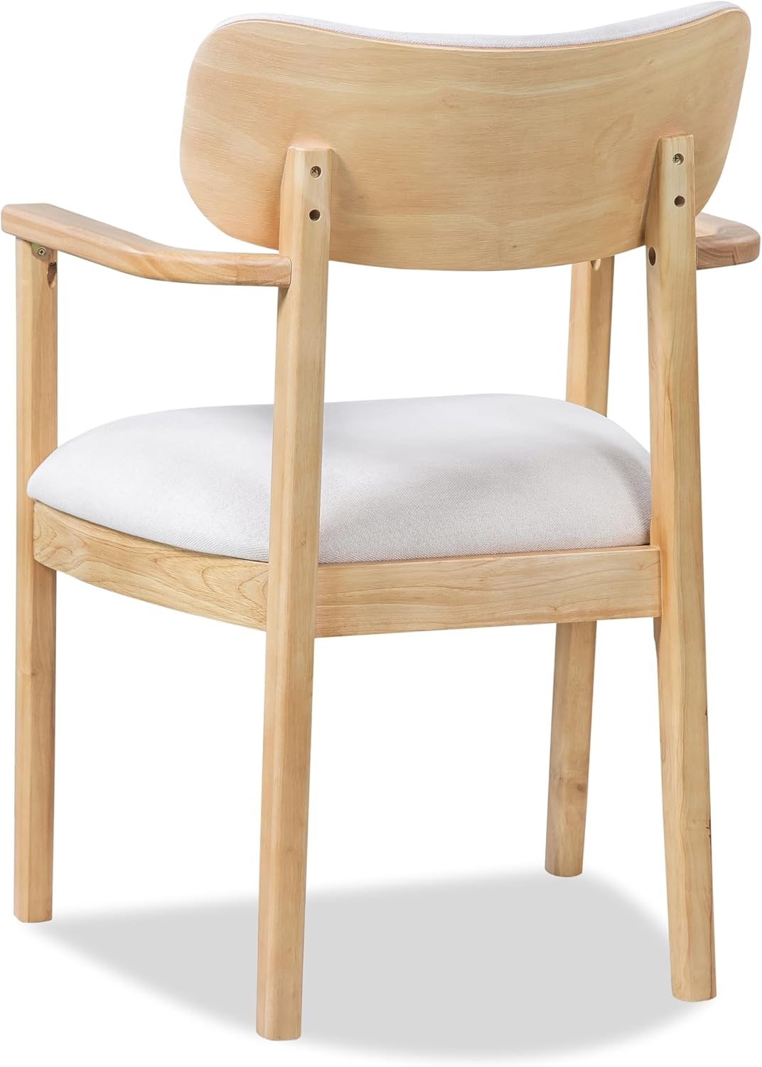 image:imageChristopher Knight Home Hannes Modern Round Dining Table Set for 4 5 Piece Dining Room Table Set for 4 Rubberwood Kitchen Table and Dining Chair Set of 4 NaturalMilky White