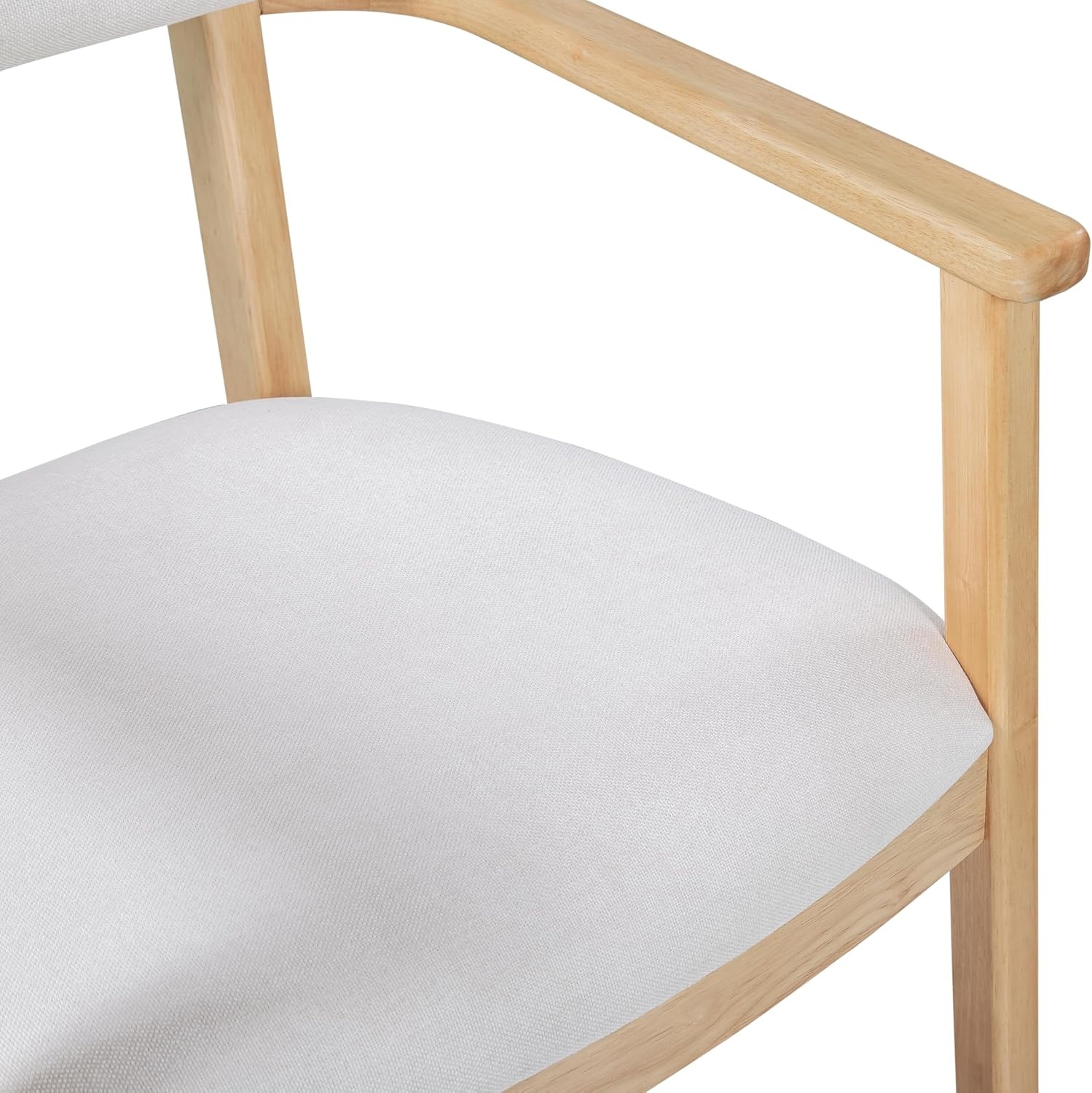 image:imageChristopher Knight Home Hannes Modern Round Dining Table Set for 4 5 Piece Dining Room Table Set for 4 Rubberwood Kitchen Table and Dining Chair Set of 4 NaturalMilky White