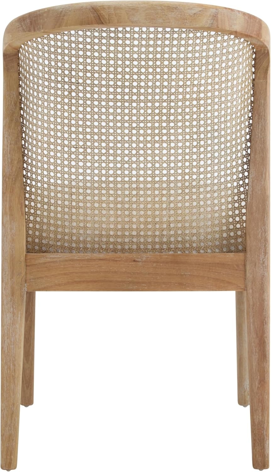 image:imageChristopher Knight Home Lilia Dining Chairs Set of 4 Modern Dining Chair with Fabric Upholstery Rubberwood Frame Kitchen Chairs with Cane Webbing Extra Seat for Dining Room Beige WalnutBeige Natural