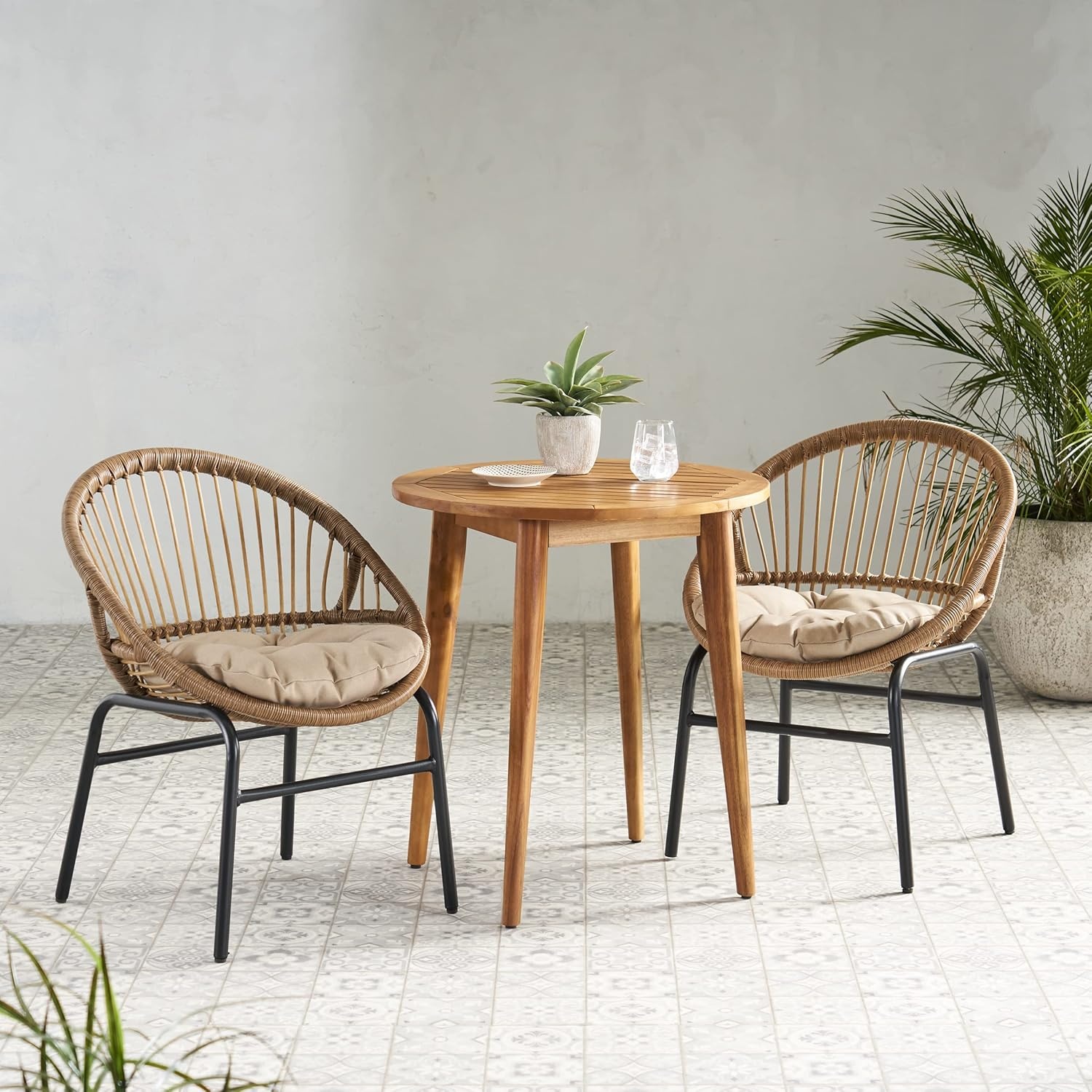 image:imageChristopher Knight Home Aldrich Dining Sets Light Brown Beige Teak