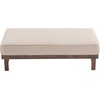 Christopher Knight Home Hillman Microfiber Cocktail Ottoman Bench, Wood Frame Rectangular Upholstered Coffee Table, Living Room/Bedroom/Entryway Sofa Extra Seat, End of Bed Footstool, Dark Gray+Walnut(Light Brown)
